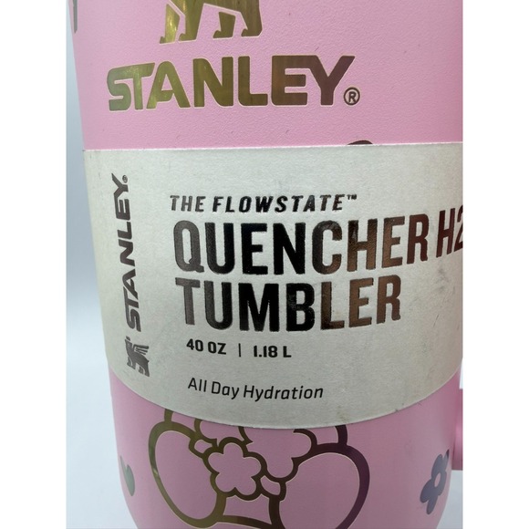 Stanley Hello Kitty 40oz  Quencher Flowstate Tumbler  Pink New - Picture 4 of 10